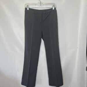 Daisy Fuentes Dress Pants Womens Size 2P Gray Straight Leg Workwear